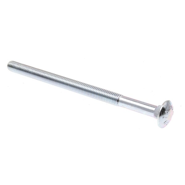 Prime-Line Carriage Bolts 1/2in-13 X 8in A307 Grade A Zinc Plated Steel 10PK 9064806 - main